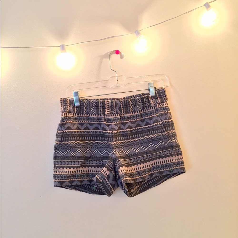 J. Crew Aztec Design Shorts